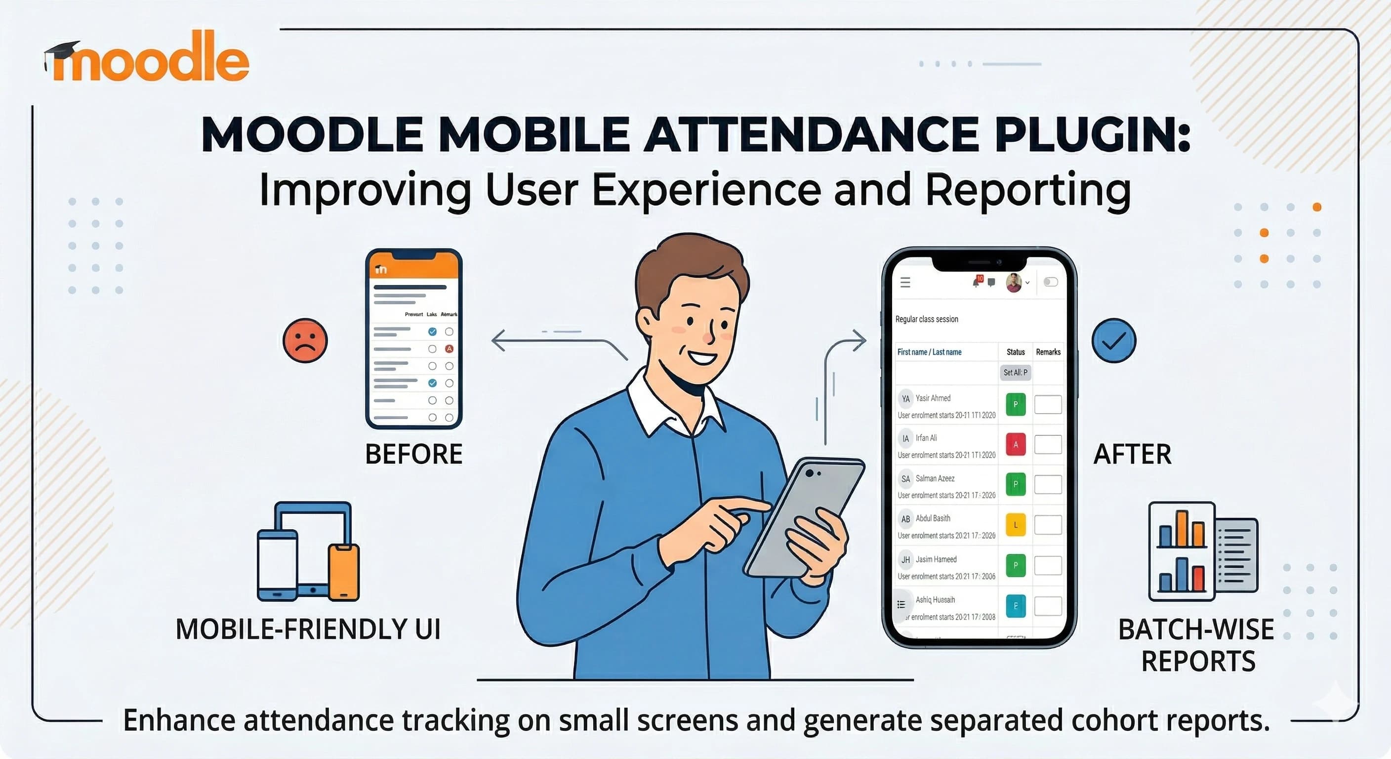 Moodle Mobile Attendance Plugin
